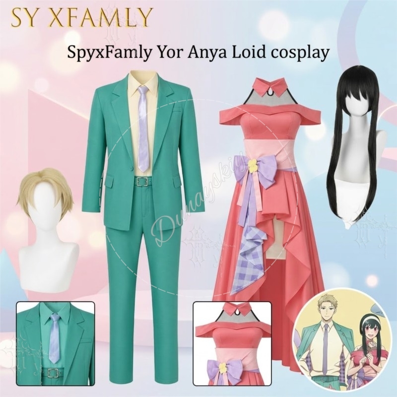 Anime Cosplay Anya - Spyx Faily Season Four Yor Forger