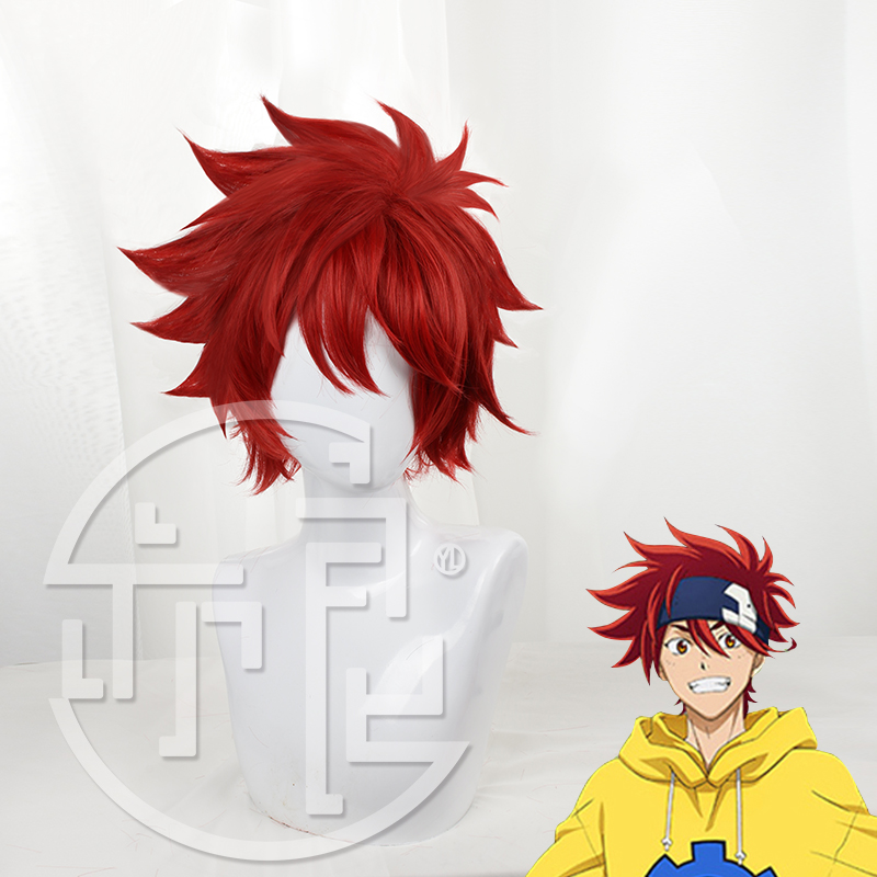 Anime Cosplay Red Hair - Wig Cosplay Anime SK8 The Infinity