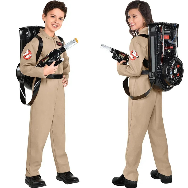 Anime Cosplay Youtube - Halloween Anak Ayah Ghostbusters Kostum Bertema
