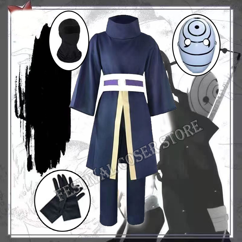 Anime Cosplay Kimono - Kostum Cosplay Anime Uchiha Obito Kostum