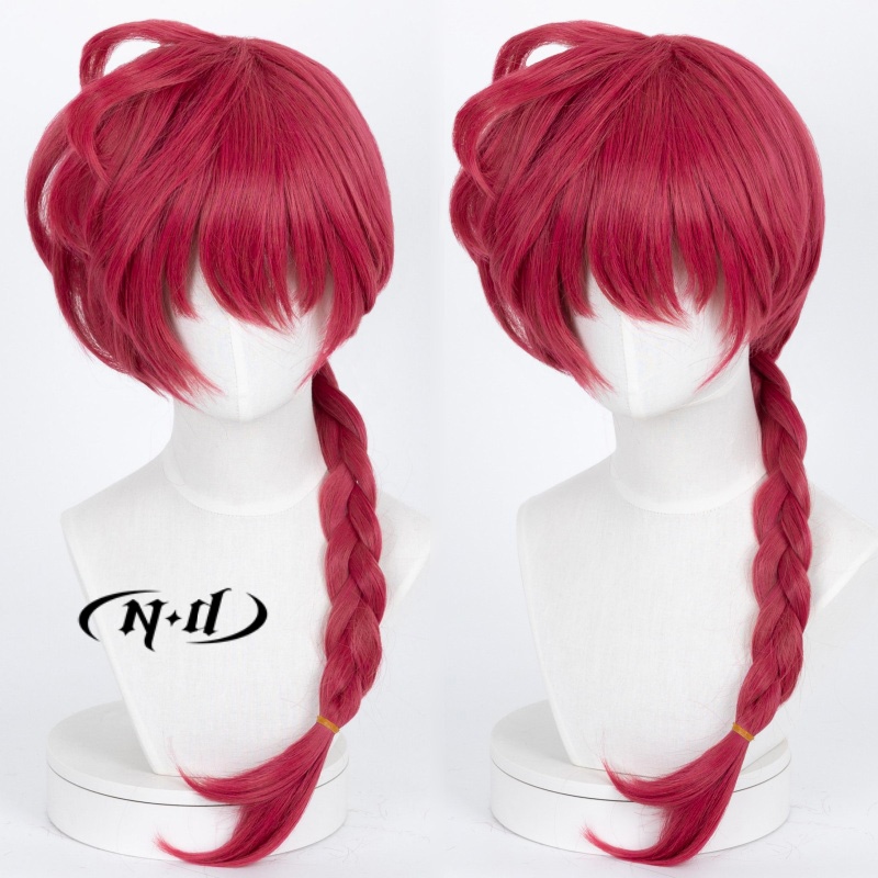 Anime Cosplay Red Hair - Wig Cosplay ND Ranma Saotome Potongan