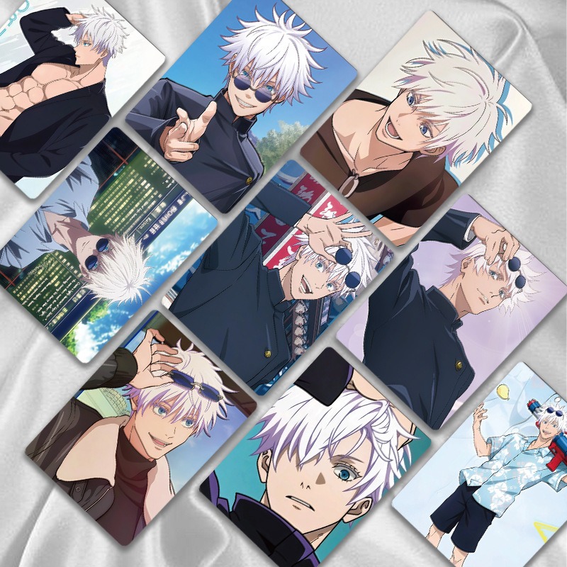 Anime Cosplay Photo - 55pcs Kartu Kecil Anime Jepang Jujutsu