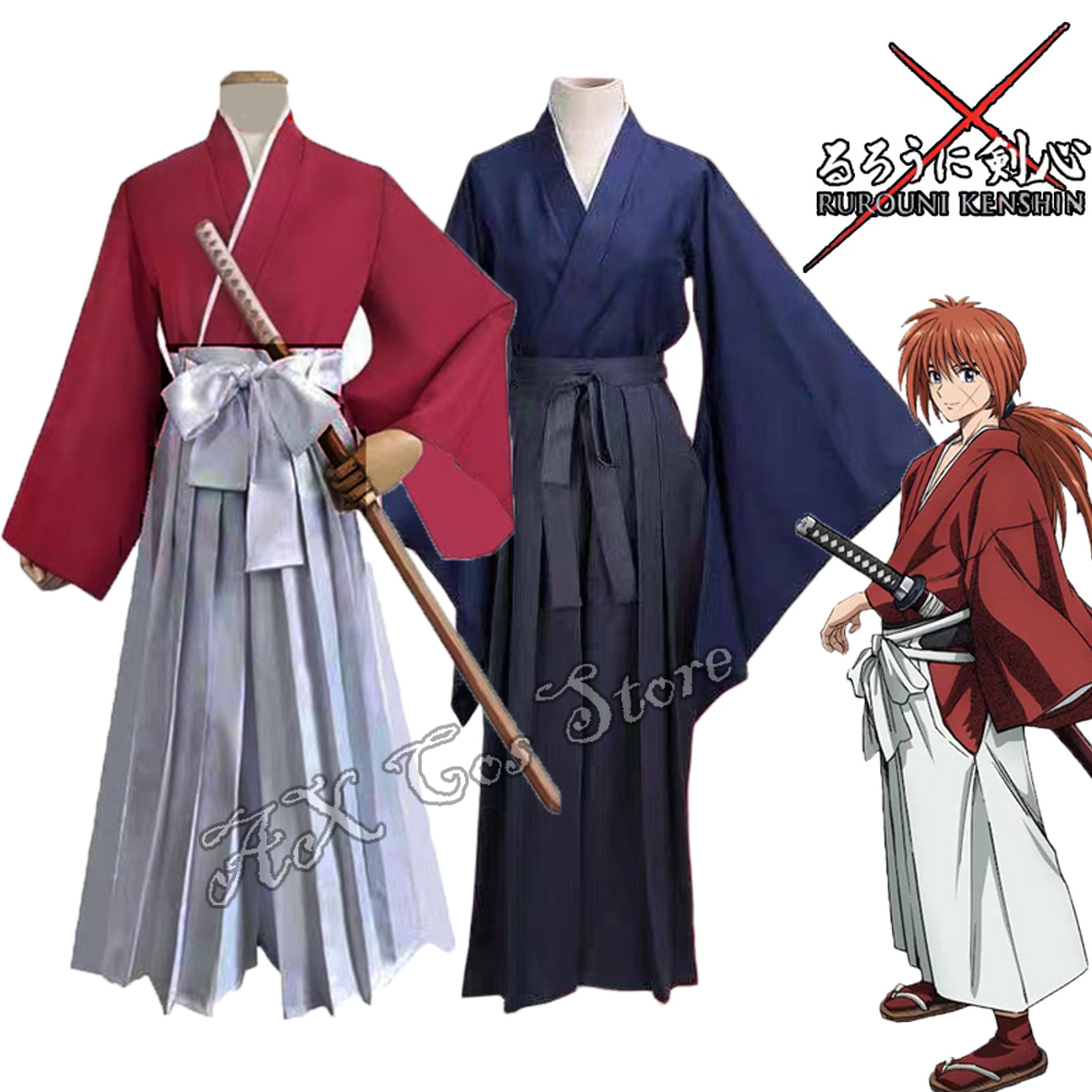 Anime Cosplay Kimono - Kostum Cosplay Anime Rurouni Kenshin Himura