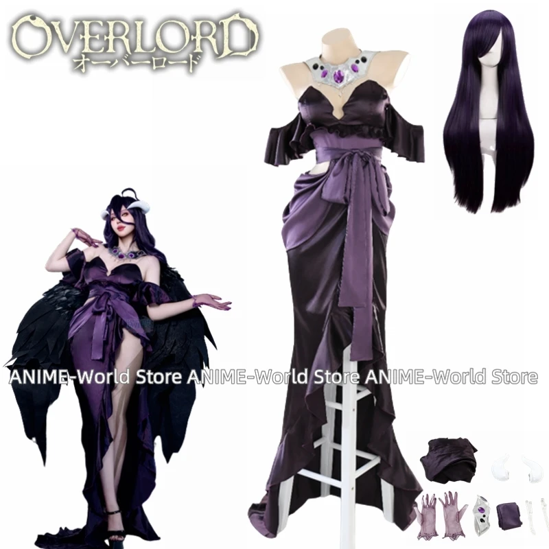 Anime Cosplay Albedo - Kostum Cosplay Anime Overlord Season 4