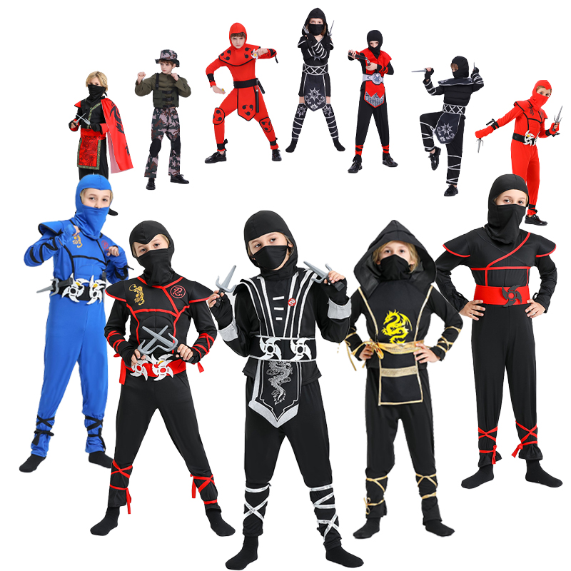 Anime Cosplay Outfit Ideas - Kostum Ninja untuk Anak Laki-Laki dengan
