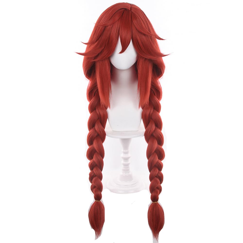 Anime Cosplay Red Hair - Wig Cosplay Anime Gachiakuta Eishia Stilza
