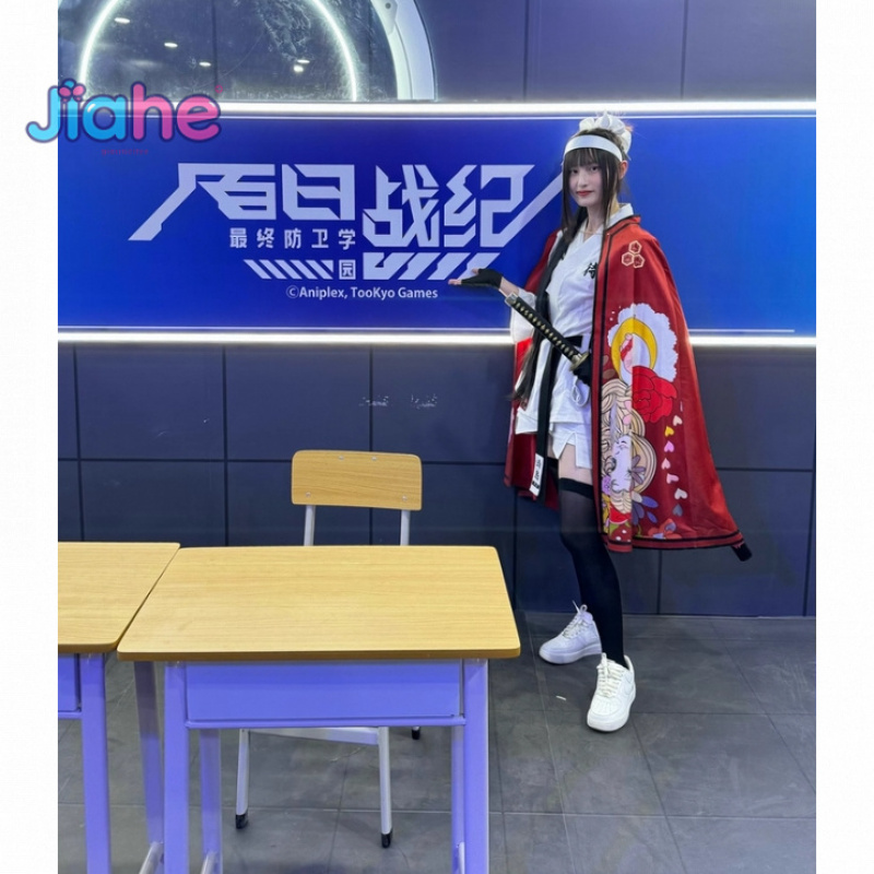 Anime Cosplay Kimono - Magadori Kyoshika Game HUNDRED LINE Kostum