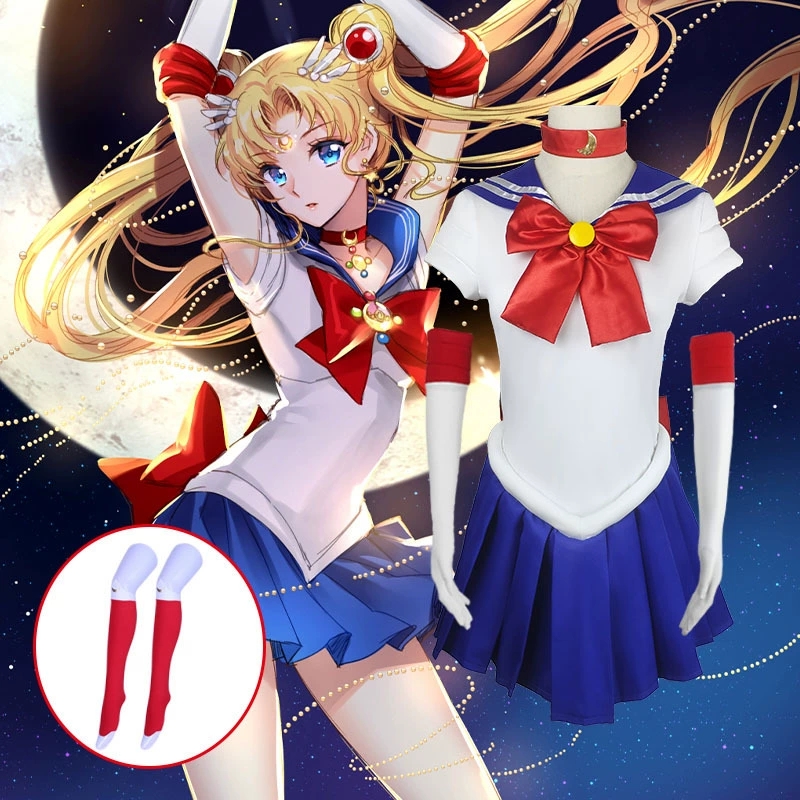 Anime Cosplay Kid - Kostum Pelaut Anime Cosplay Anak-anak Dewasa