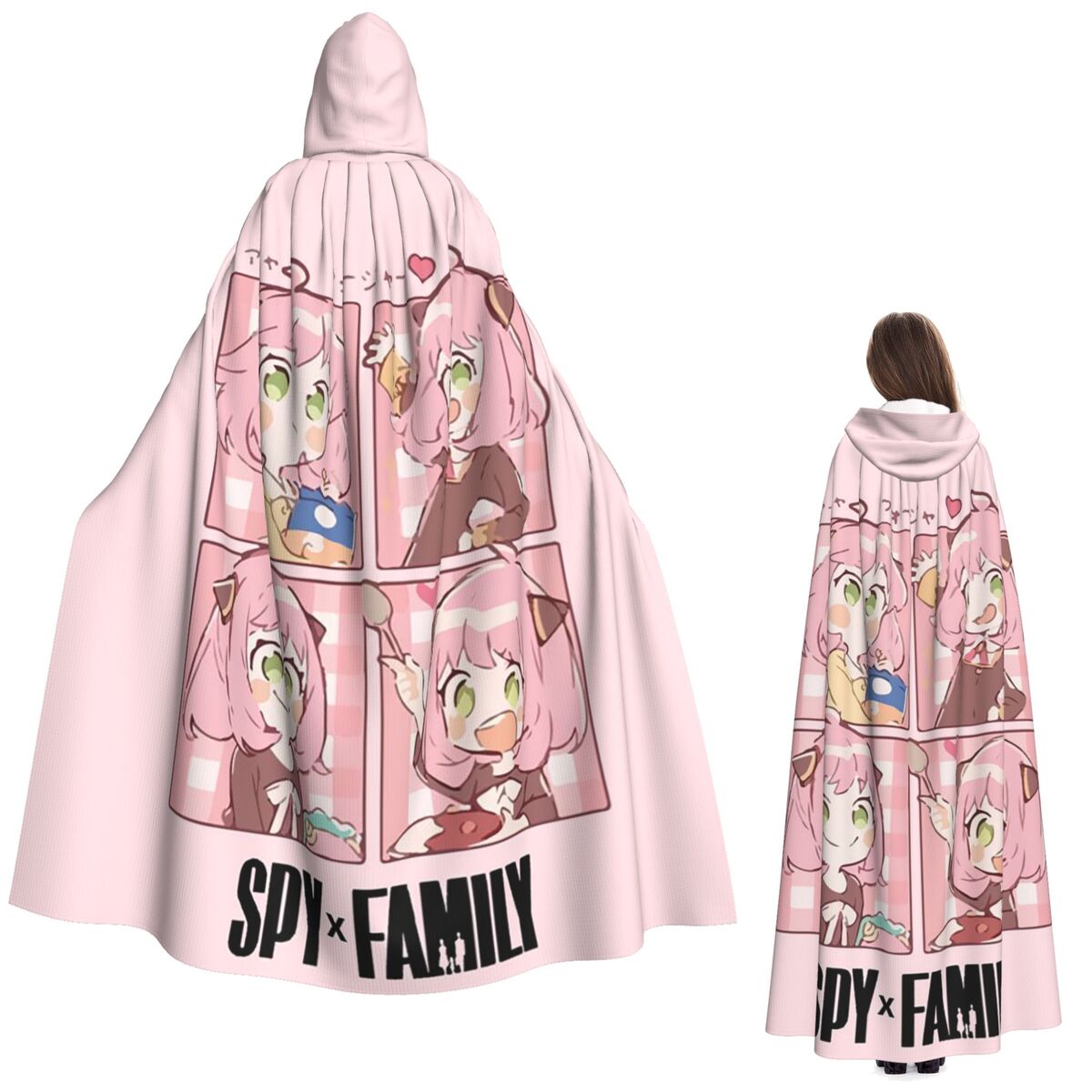 Anime Cosplay Anya - Spy X Family Anya Forger Jubah