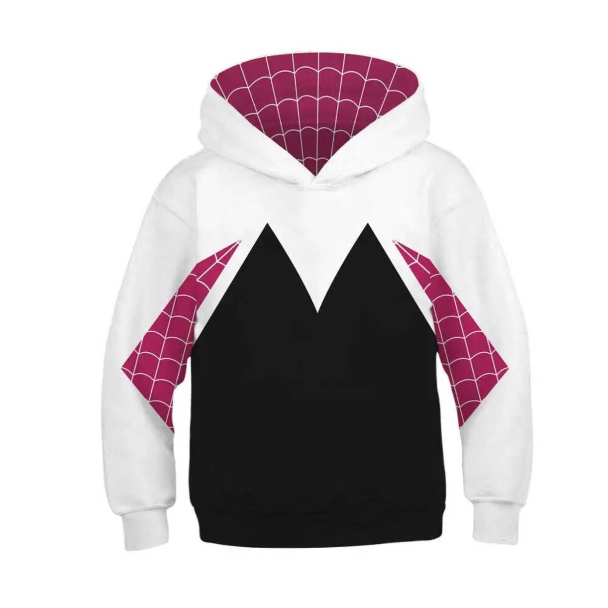 Anime Cosplay Kid - Kostum Cosplay Gwen Stacy Anak-anak Hoodie