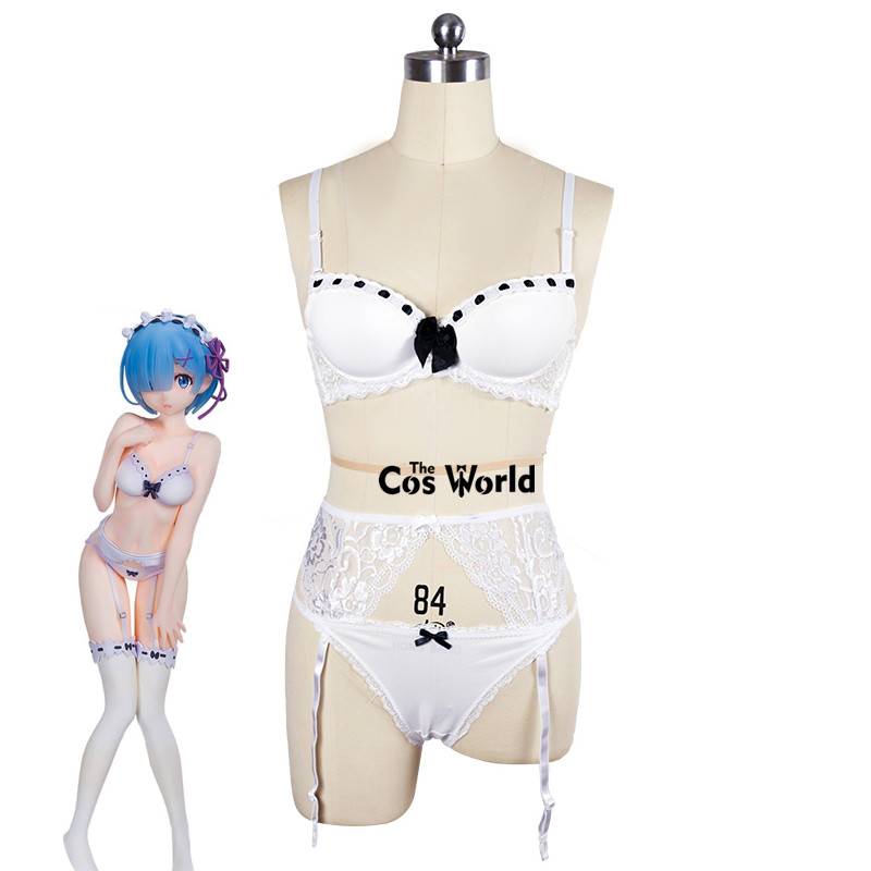 Anime Cosplay Youtube - Kostum Cosplay Anime Remu Lingerie Outfit
