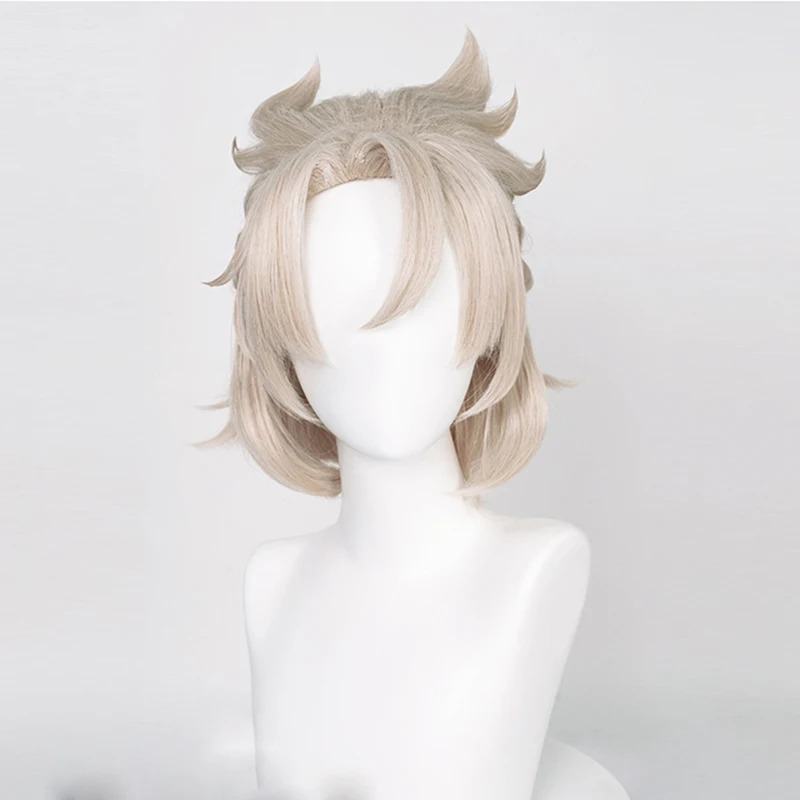 Anime Cosplay Albedo - Wig Albedo Genshin Impact Vivi 2025,