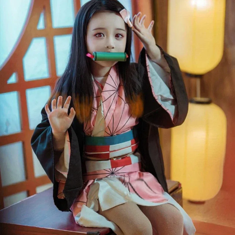 Anime Cosplay Anya - Kostum Cosplay Anime Kamado Nezuko Kostum