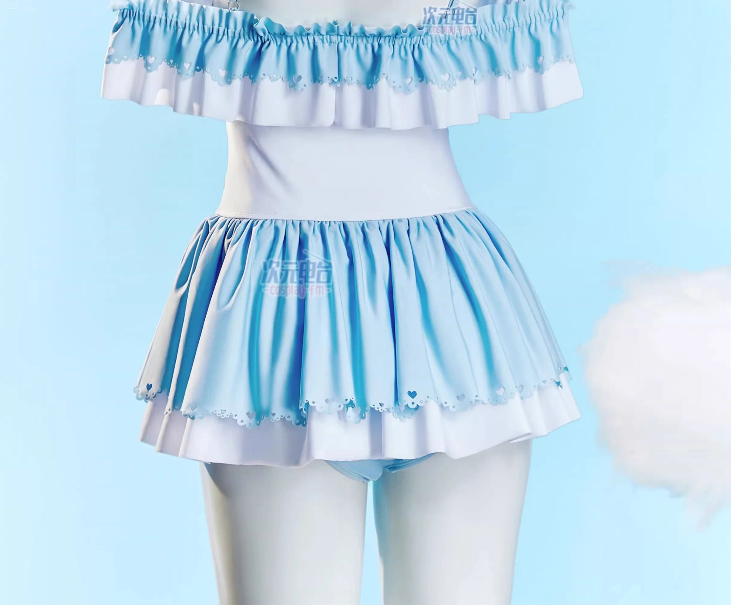 Anime Cosplay For Girls - Kostum cosplay Cinnamoroll, baju renang satu