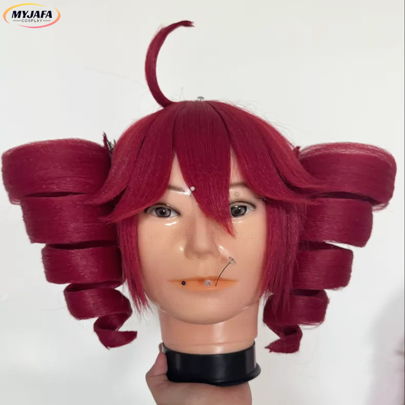 Anime Cosplay Red Hair - Wig Cosplay Anime Kasane Teto, Wig