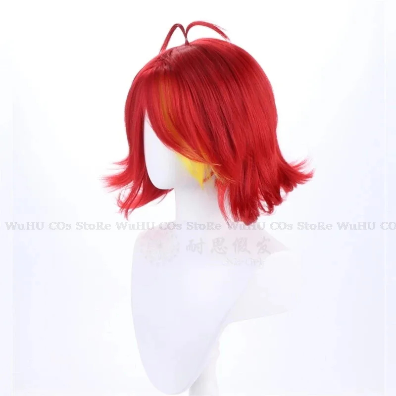 Anime Cosplay Red Hair - Wig Cosplay Anime Hotel Hasbin Cos