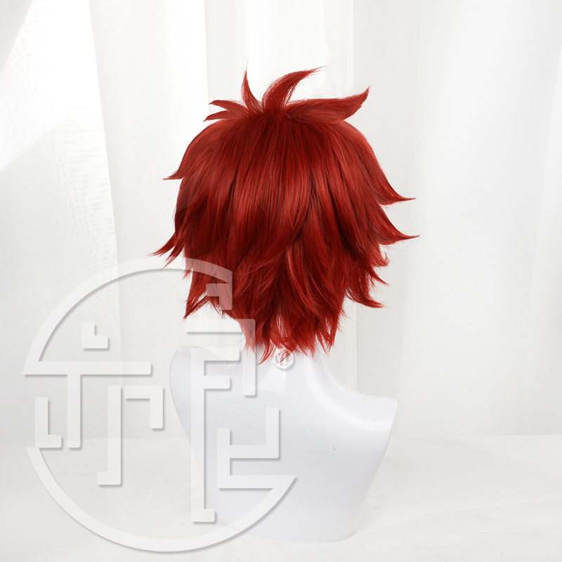 Wig Cosplay Anime SK8 The Infi - Anime Cosplay Red Hair ulasan dan harga