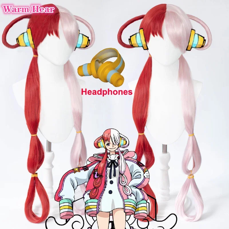 2026 Anime UTA Merah Merah Mud - Anime Cosplay Red Hair ulasan dan harga
