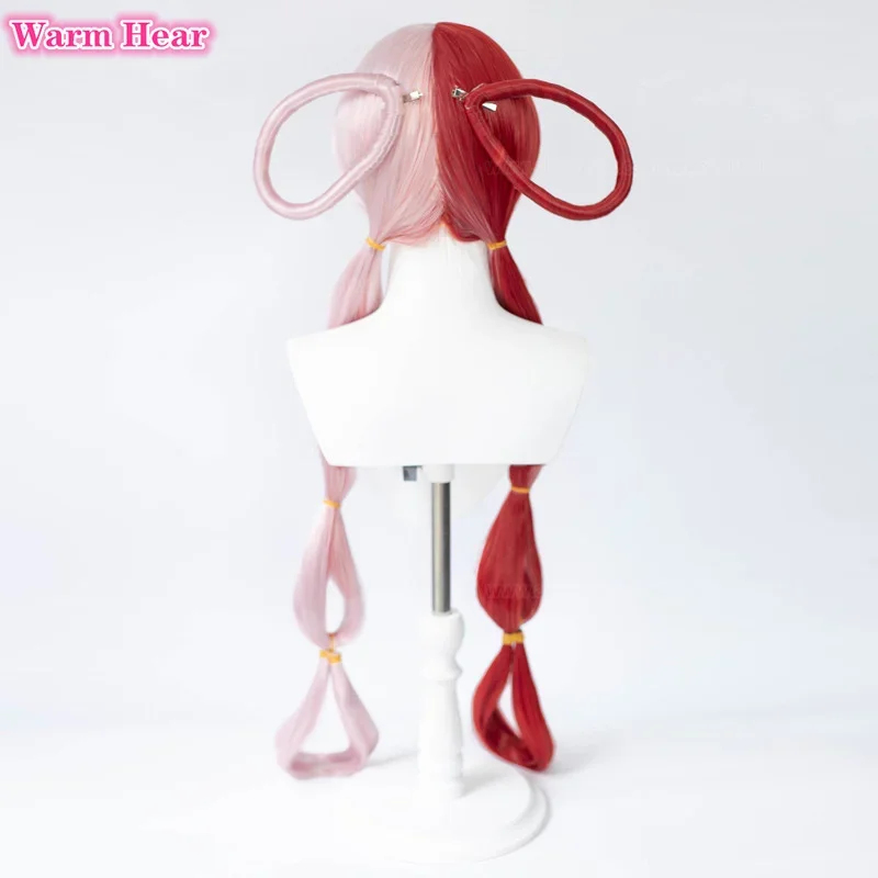 2026 Anime UTA Merah Merah Mud - Anime Cosplay Red Hair ulasan dan harga