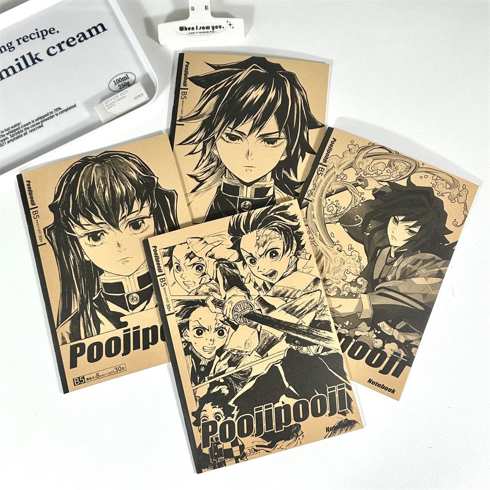 Buku catatan kraft B5 bergaya  - Anime Cosplay Demon Slayer ulasan dan harga