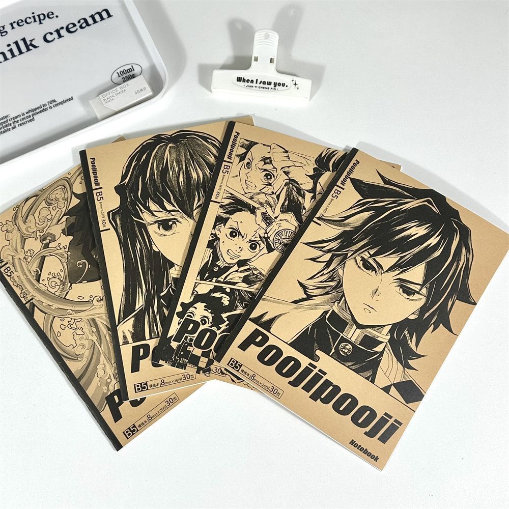 Buku catatan kraft B5 bergaya  - Anime Cosplay Demon Slayer ulasan dan harga