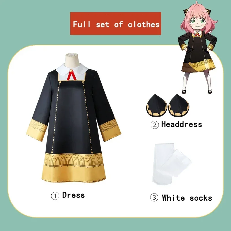 Anya Forger Cosplay Anime SPY  - Anime Cosplay Anya ulasan dan harga