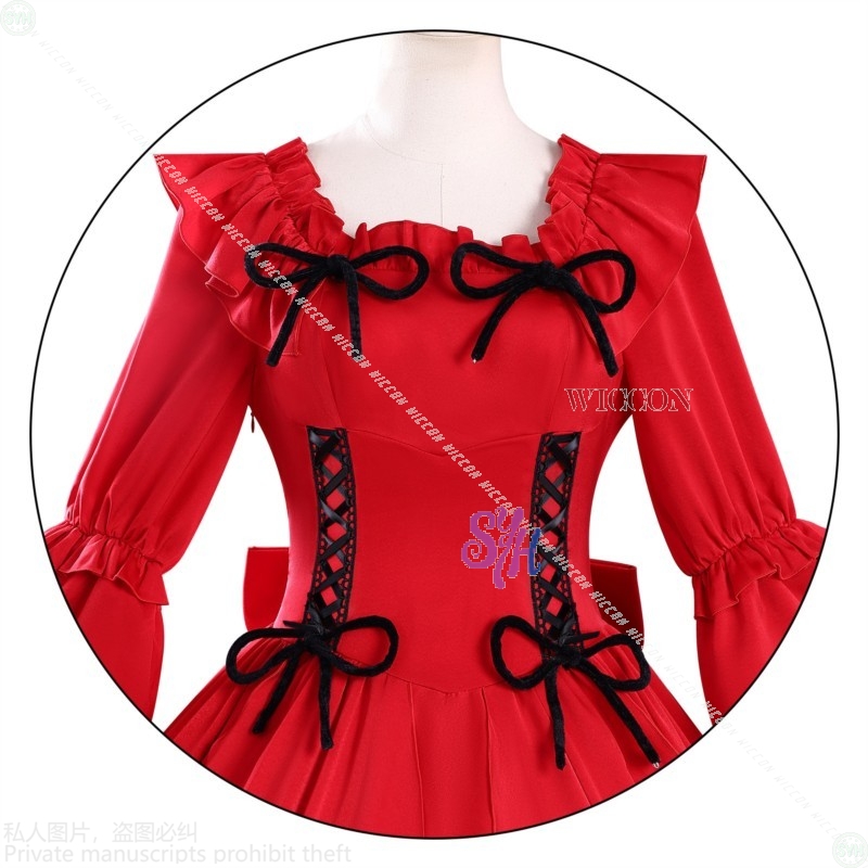 Rompi Denim Retro Pola Bunga M - Anime Cosplay Event 2025 ulasan dan harga