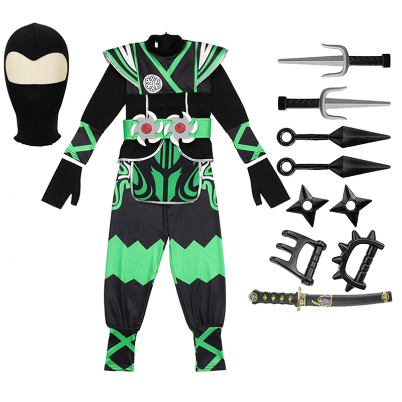 Set Kostum Ninja Jepang untuk  - Anime Cosplay Kid ulasan dan harga