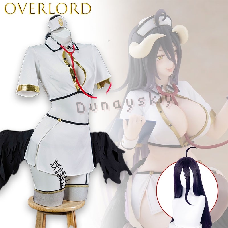 OVERLORD Albedo Kostum Cosplay - Anime Cosplay Albedo ulasan dan harga