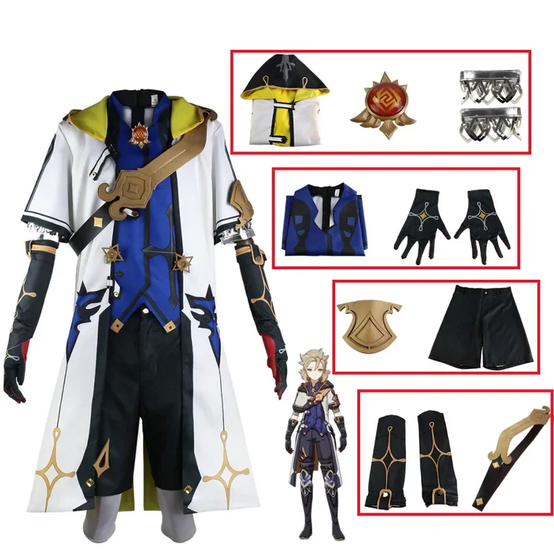 Kostum Genshin Impact 2026 Alb - Anime Cosplay Albedo ulasan dan harga