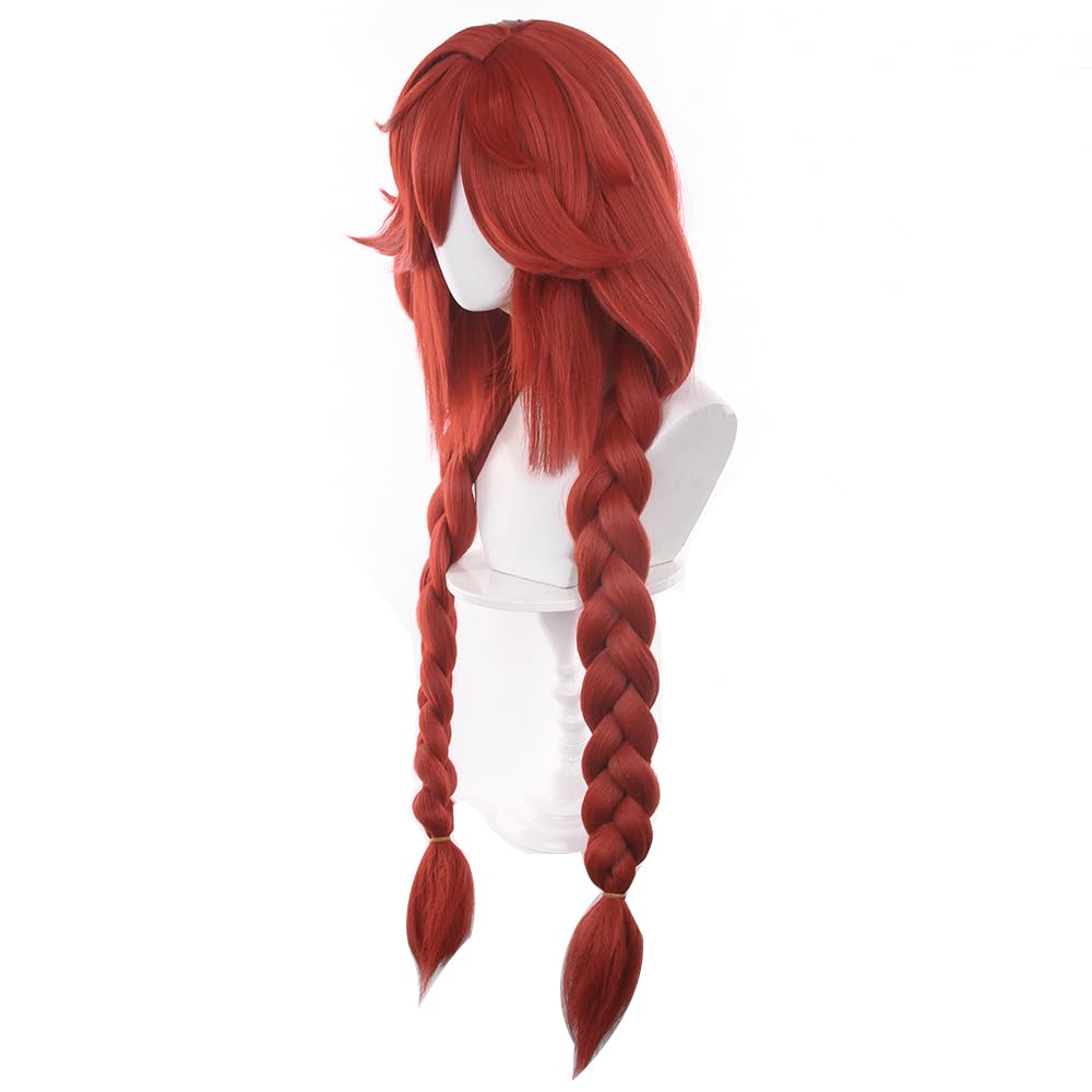 Wig Cosplay Anime Gachiakuta E - Anime Cosplay Red Hair ulasan dan harga