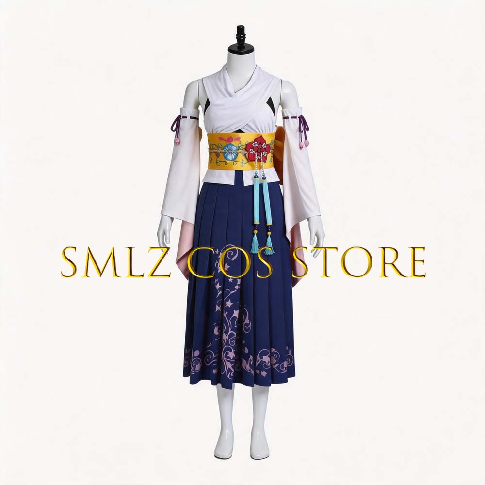 Smlz FFX Yuna Cosplay Anime FF - Anime Cosplay Kimono ulasan dan harga