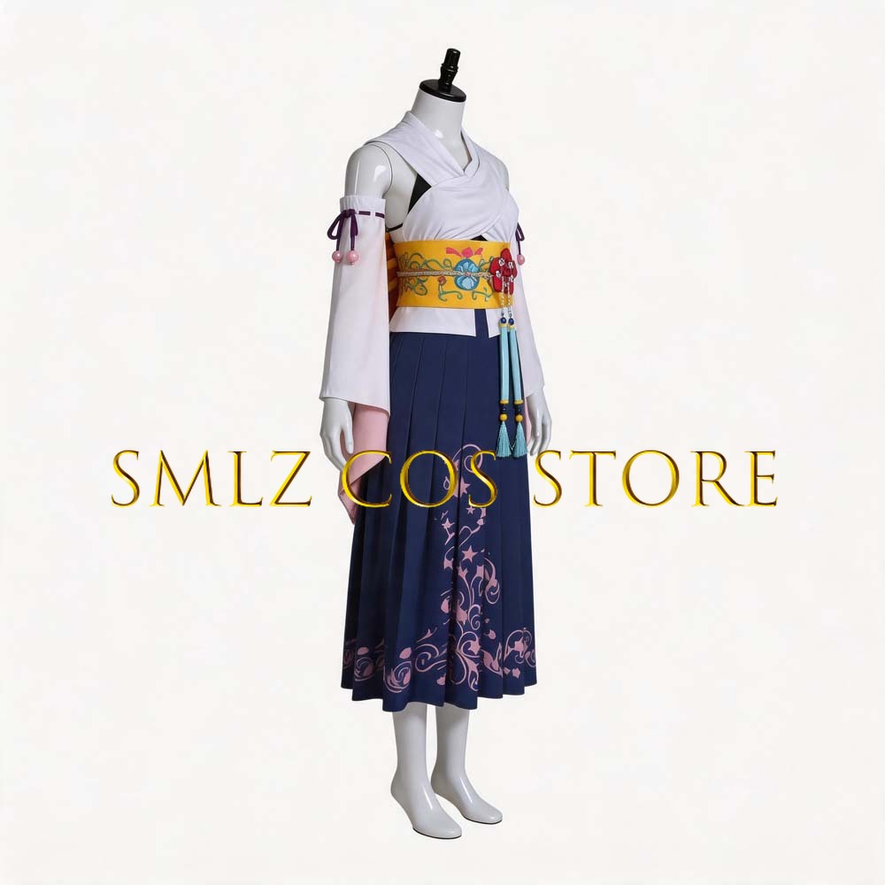 Smlz FFX Yuna Cosplay Anime FF - Anime Cosplay Kimono ulasan dan harga