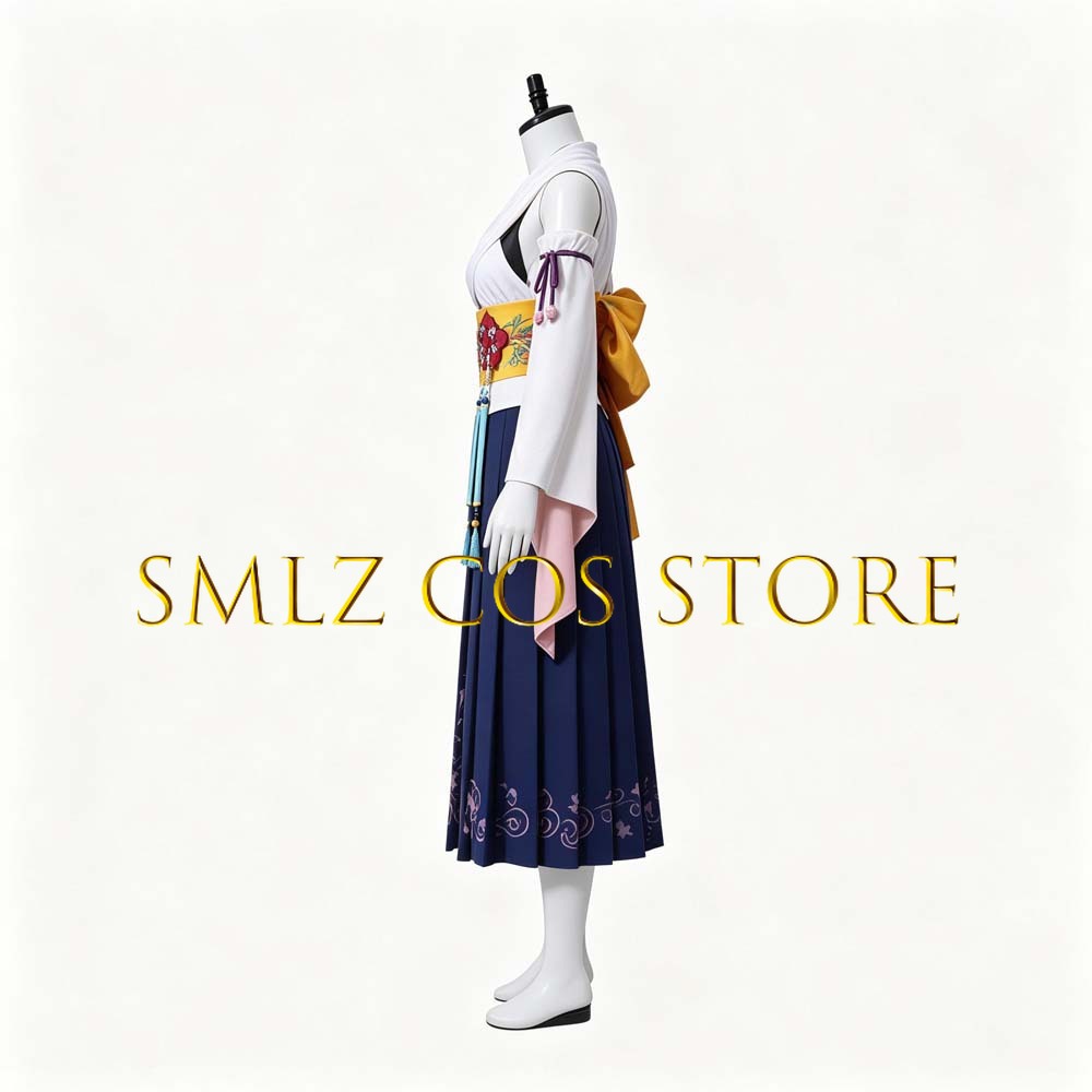 Smlz FFX Yuna Cosplay Anime FF - Anime Cosplay Kimono ulasan dan harga