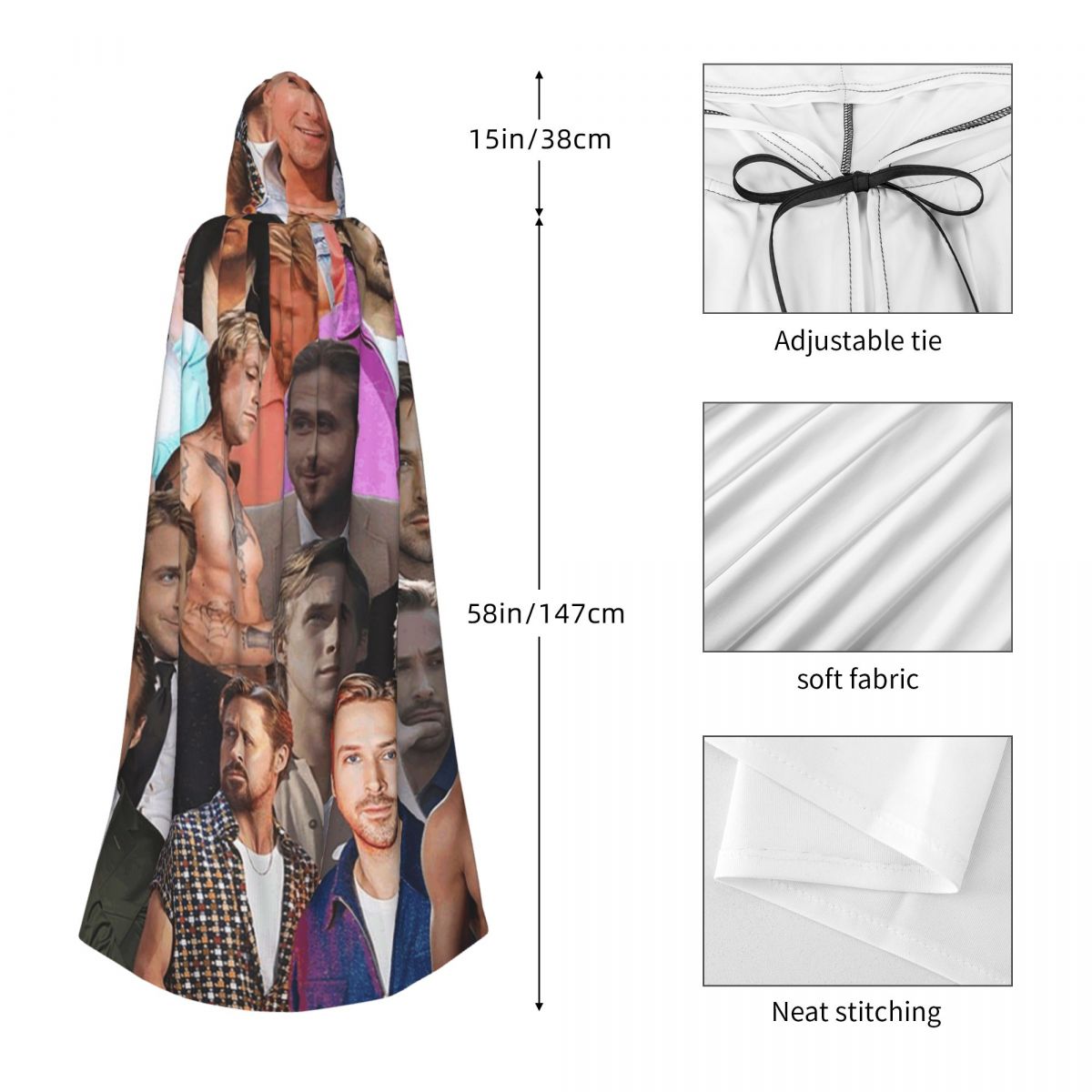 Ryan Gosling Foto Kolase Jubah - Anime Cosplay Photo ulasan dan harga
