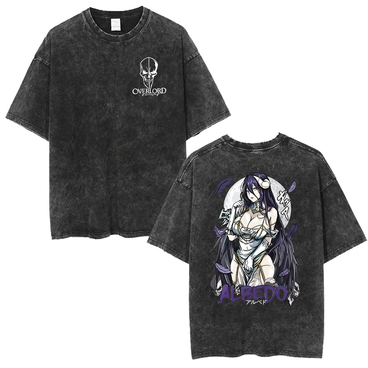 Kaos Grafis Anime Overlord Alb - Anime Cosplay Albedo ulasan dan harga