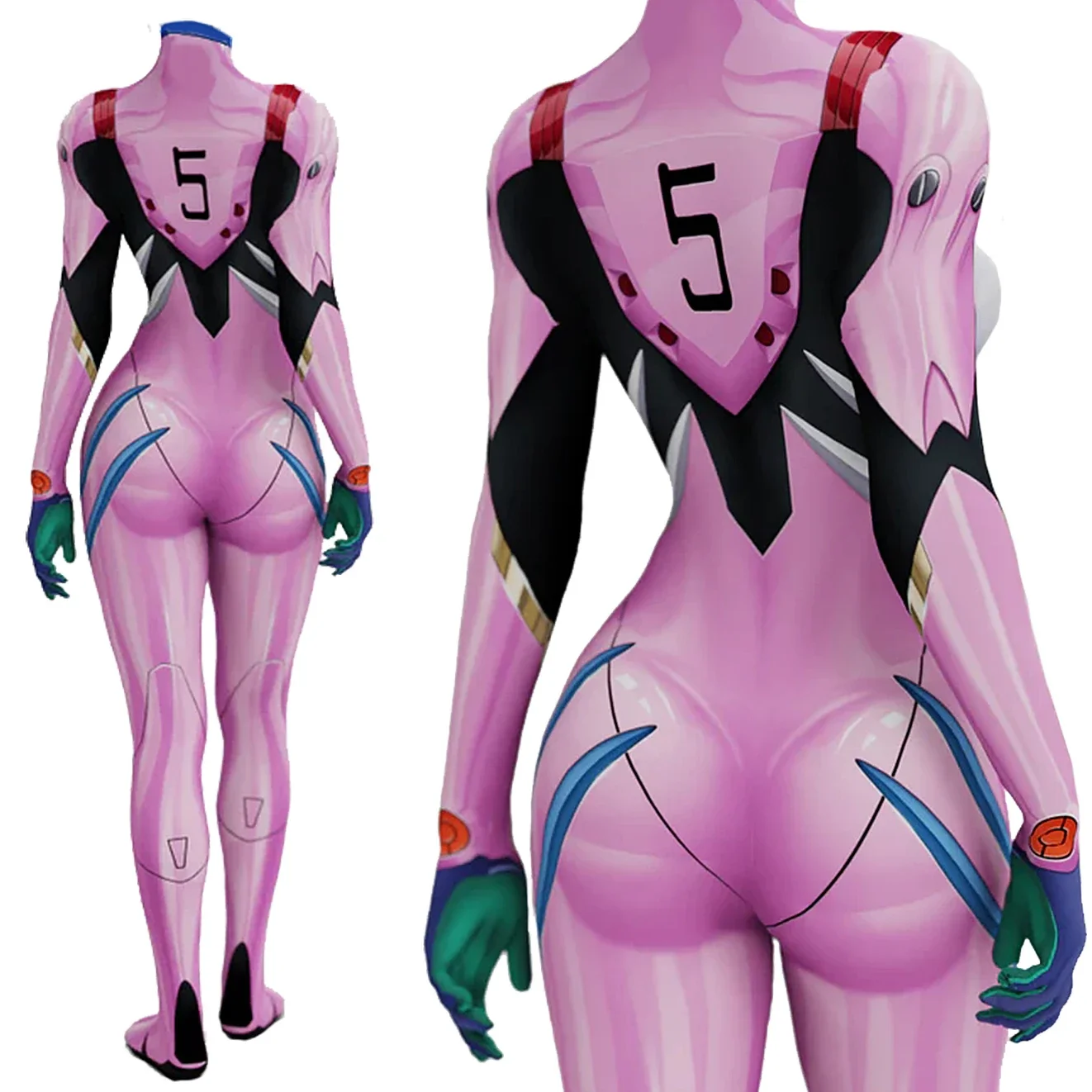 Kostum Cosplay Anime EVA 05 Ma - Anime Cosplay For Girls ulasan dan harga