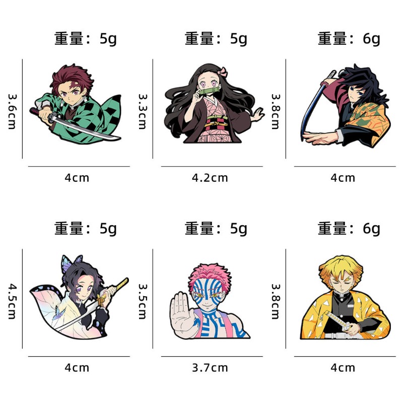 Pin logam imut Demon Slayer Ka - Anime Cosplay Demon Slayer ulasan dan harga