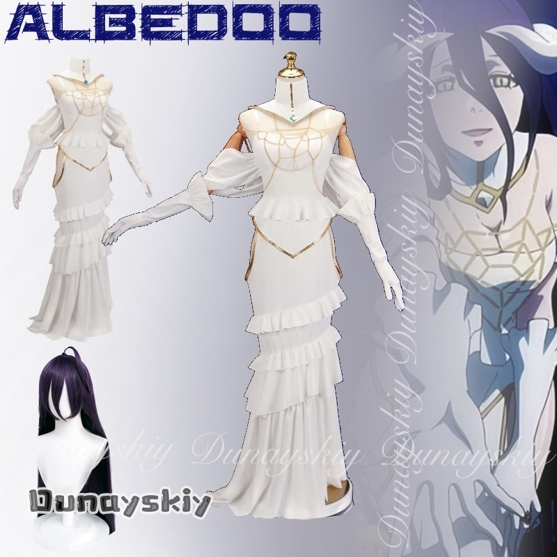 {Dunayskiy States}Kostum Cospl - Anime Cosplay Albedo ulasan dan harga