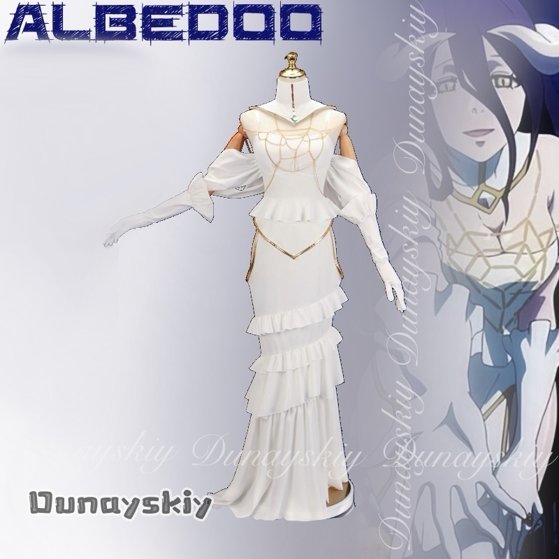 {Dunayskiy States}Kostum Cospl - Anime Cosplay Albedo ulasan dan harga