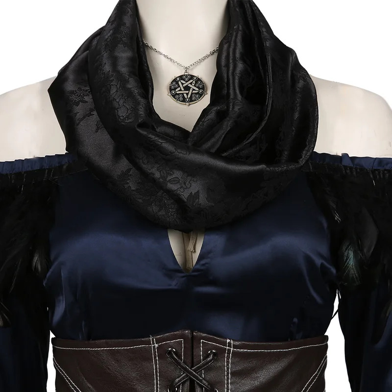 Yennefer Cosplay Fantasia Kost - Anime Cosplay Youtube ulasan dan harga