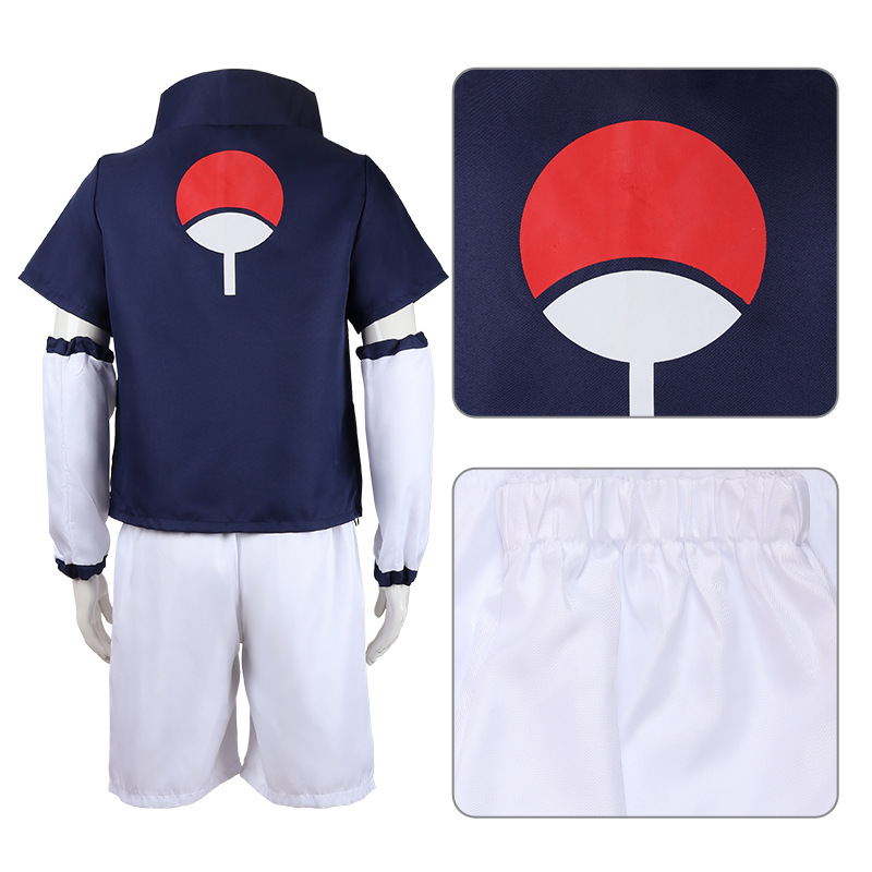 Kostum Cosplay Anime Uchiha Sa - Anime Cosplay Kid ulasan dan harga