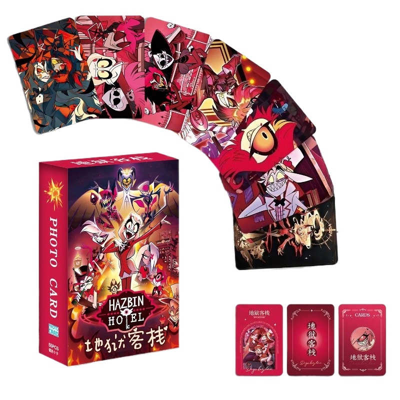 55Pcs Kartu Foto Hazbin Hotel  - Anime Cosplay Photo ulasan dan harga