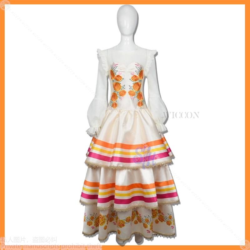 Gaun Kue Panjang Motif Bunga M - Anime Cosplay Event 2025 ulasan dan harga