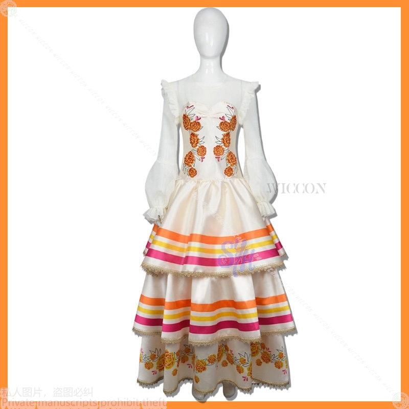 Gaun Kue Panjang Motif Bunga M - Anime Cosplay Event 2025 ulasan dan harga