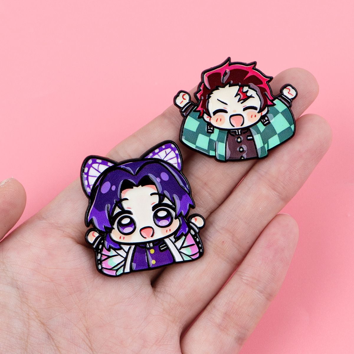 Bros Pin Logam Demon Slayer Ki - Anime Cosplay Demon Slayer ulasan dan harga
