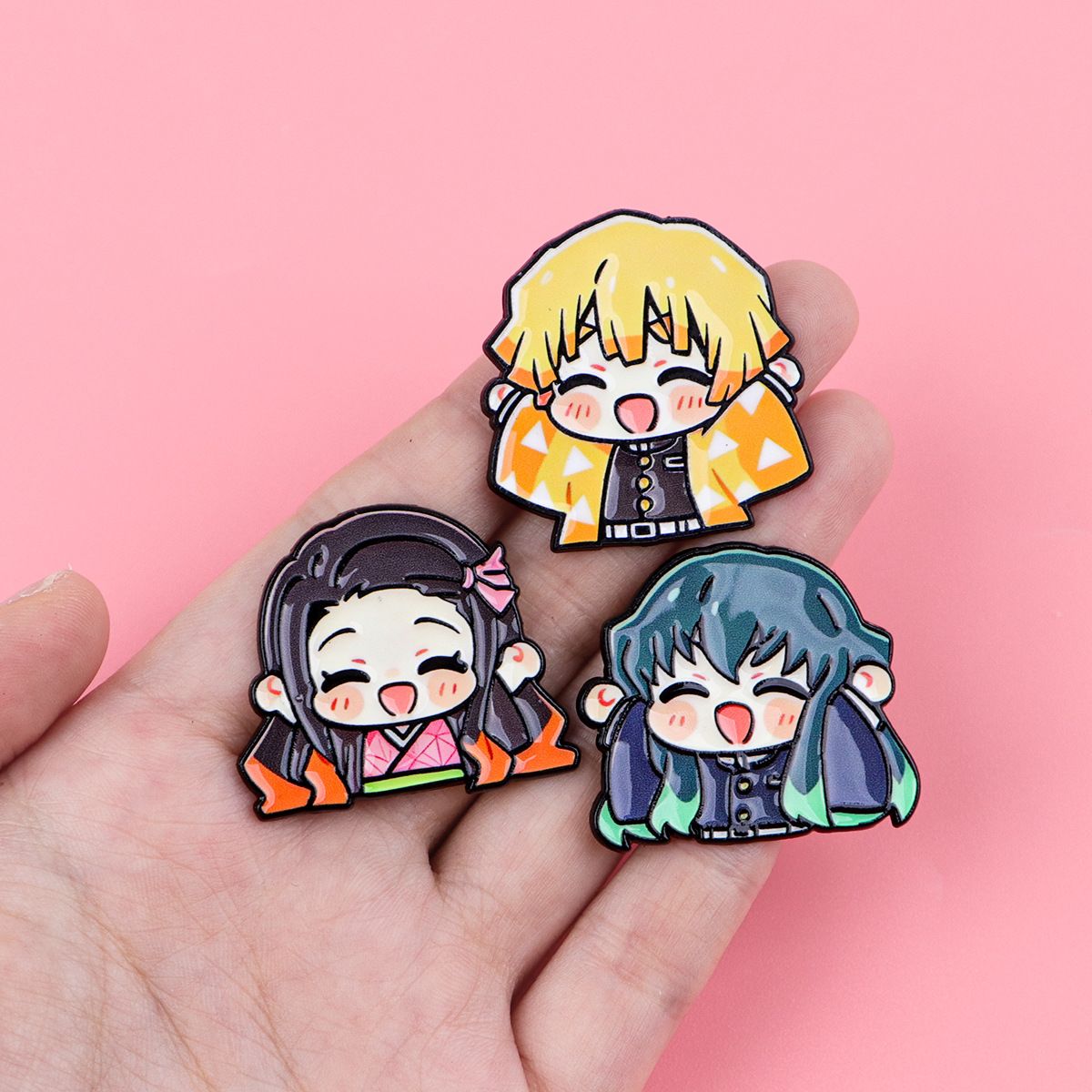 Bros Pin Logam Demon Slayer Ki - Anime Cosplay Demon Slayer ulasan dan harga