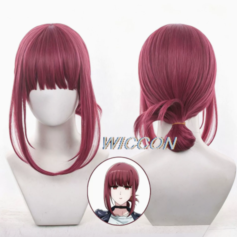 Wig Cosplay Yamada Anime Smoki - Anime Cosplay Red Hair ulasan dan harga