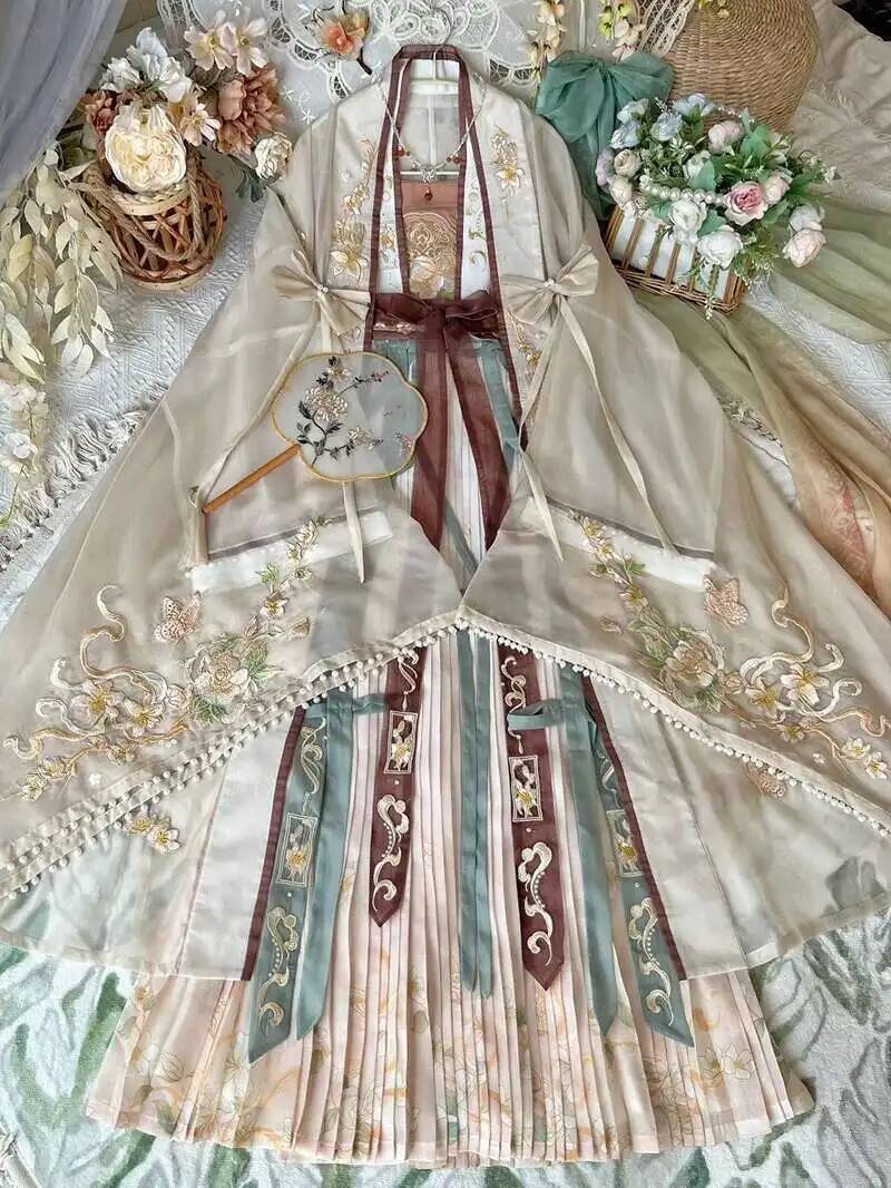 Gaun Hanfu Wanita Tionghoa Kun - Anime Cosplay Youtube ulasan dan harga
