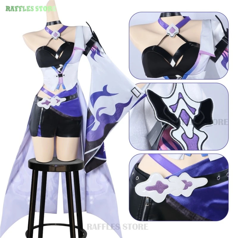 Kostum Wig Acheron 2025 Game H - Anime Cosplay Event 2025 ulasan dan harga